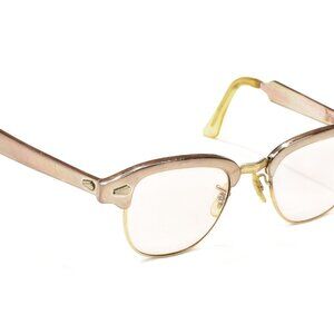 Vintage 50s RSO 1/10-12K Gold Filled Horn Rim Tart Style Glasses